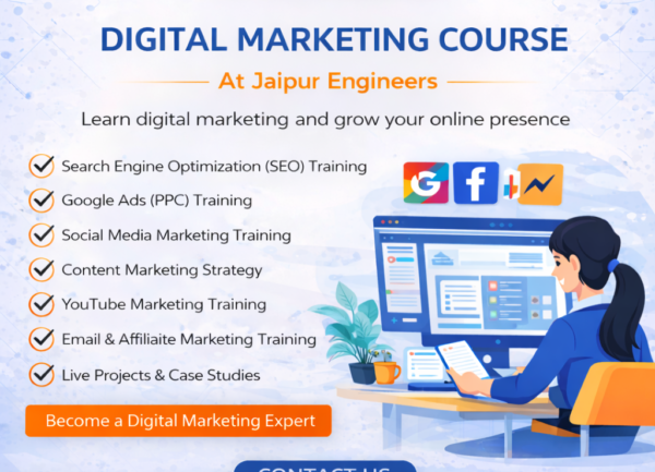 Best Digital Marketing Institute in Jaipur Digital Marketing Course in Jaipur at Jaipur Engineers