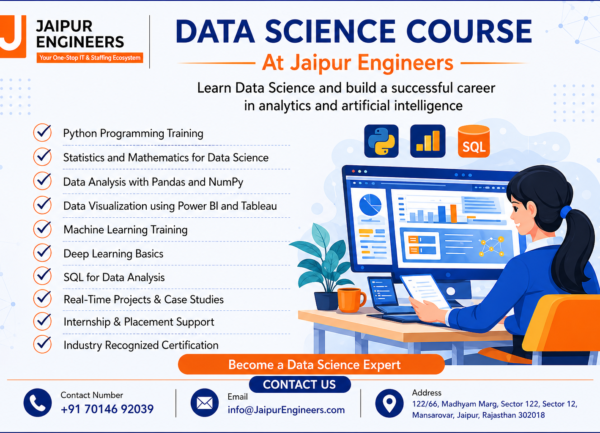 Learn Data Science in Jaipur with Python, Machine Learning, SQL, and Data Visualization at Jaipur Engineers
