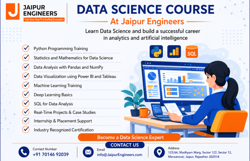 Learn Data Science in Jaipur with Python, Machine Learning, SQL, and Data Visualization at Jaipur Engineers