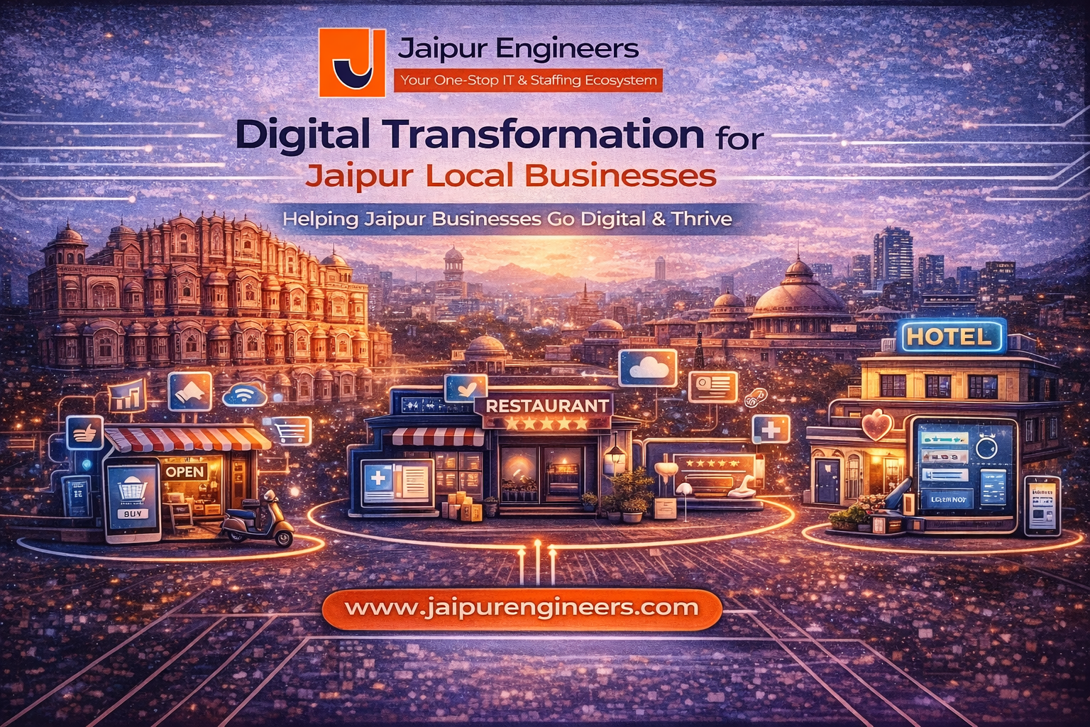 Local Jaipur businesses using websites and e-commerce platforms for digital growth