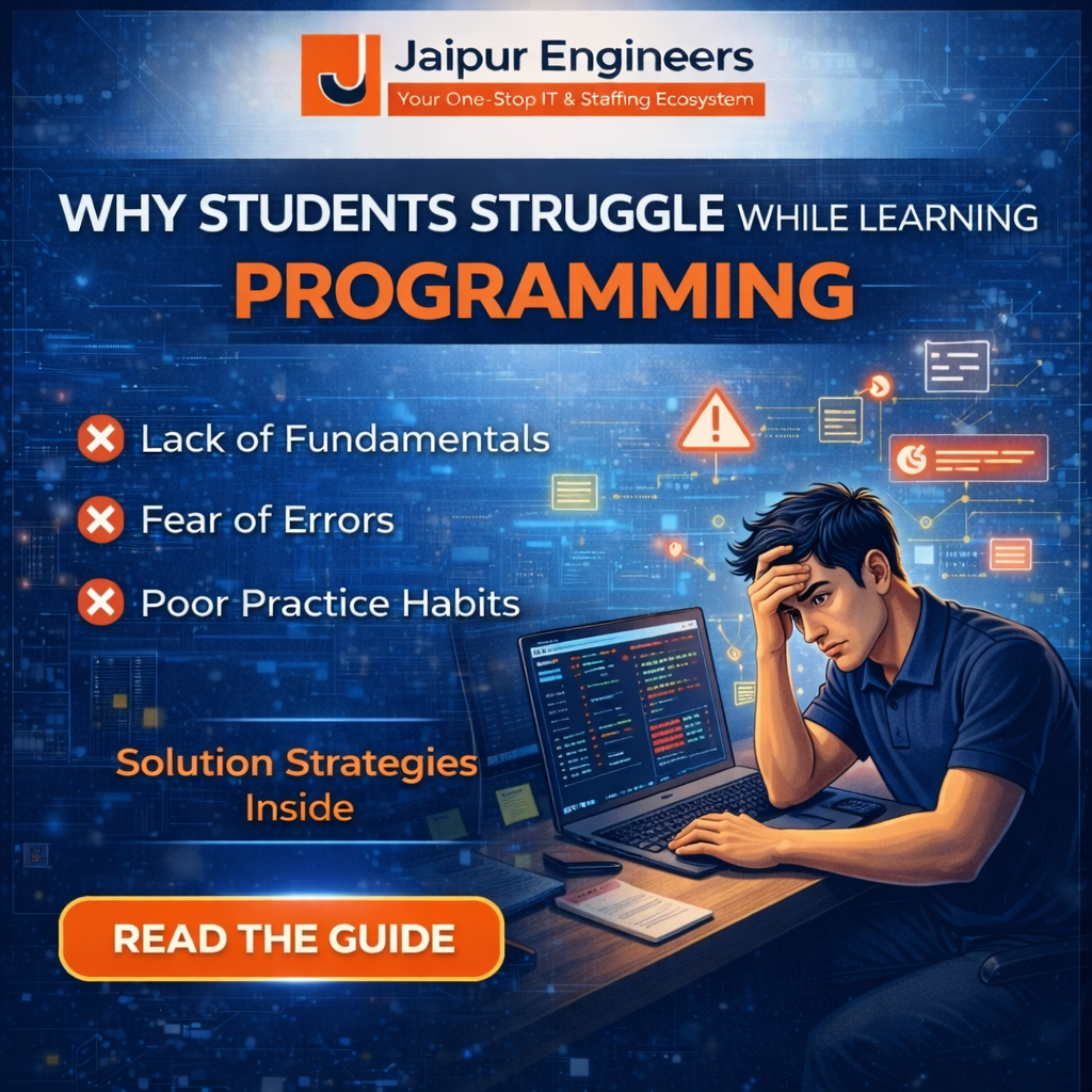 Student facing programming errors while learning coding concepts