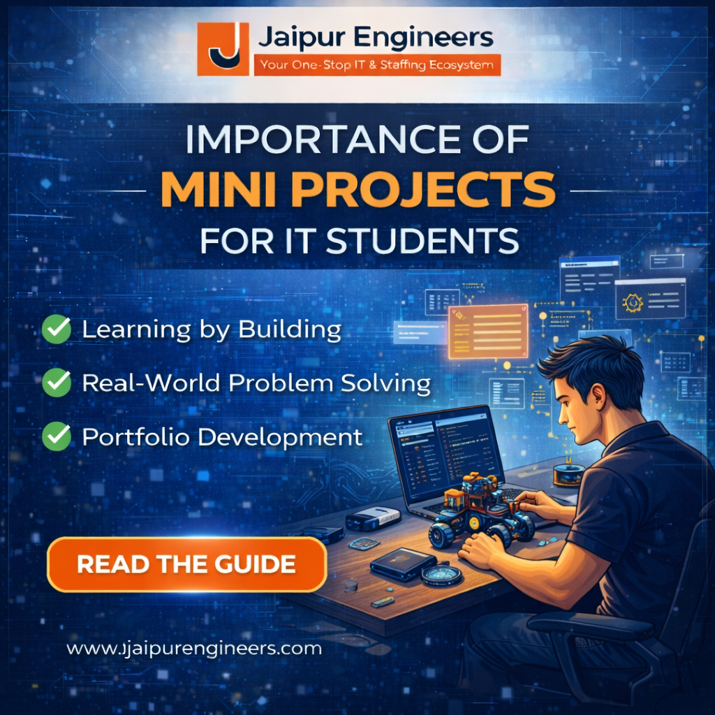 Student building small coding projects on a laptop for programming practice