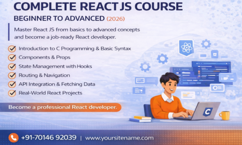 React JS Course – Complete Beginner to Advanced Guide (2026)