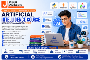 Artificial Intelligence course in Jaipur with Machine Learning, Deep Learning and AI projects