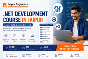 dot net development course in jaipur for beginners with projects and placement