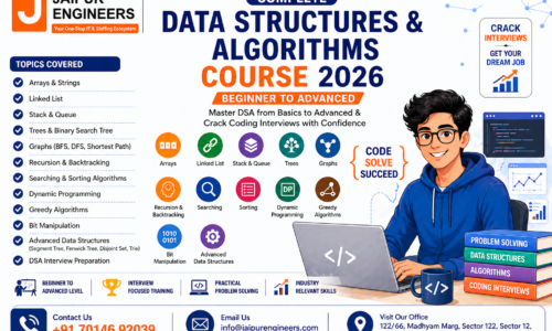 DSA Course in Jaipur – Complete Data Structures and Algorithms Training