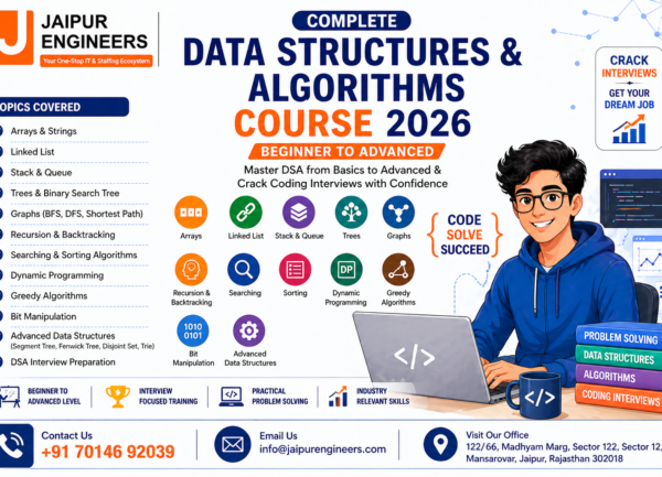 DSA course in Jaipur data structures and algorithms training beginner to advanced