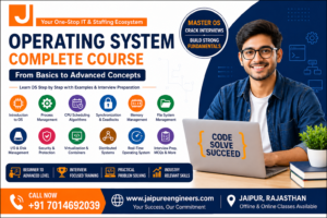 operating system course in jaipur with cpu scheduling memory management and interview preparation