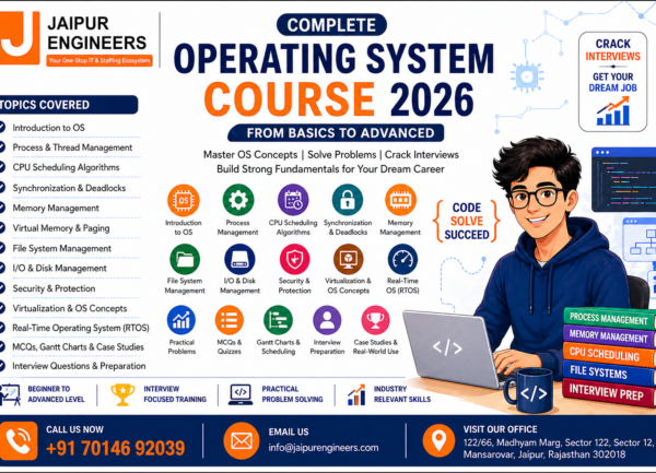 operating system course 2026 jaipur with cpu scheduling memory management file system and interview preparation