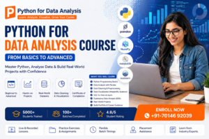 Python for Data Analysis Course in Jaipur with Pandas NumPy Data Visualization Training