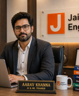 Aarav Khanna AI and Machine Learning trainer in Jaipur at Jaipur Engineers office