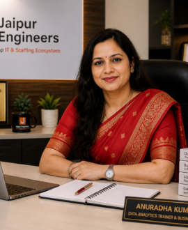 Anuradha Kumawat data analytics trainer in Jaipur teaching business intelligence and data analysis