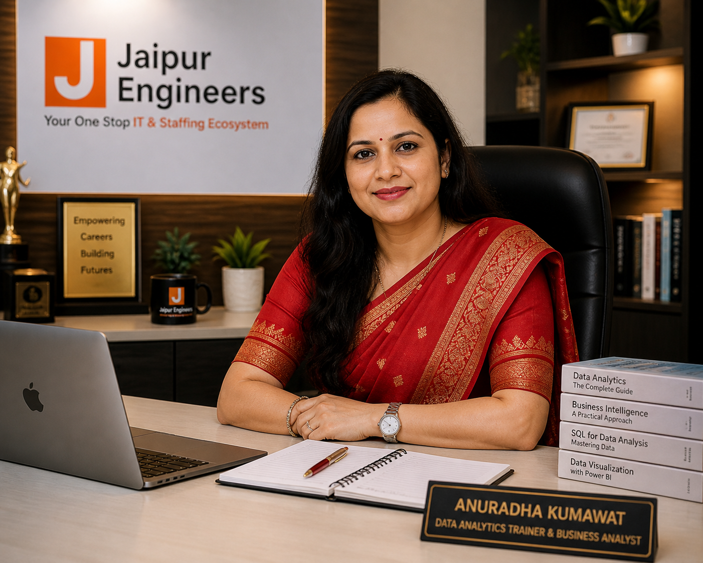Anuradha Kumawat data analytics trainer in Jaipur teaching business intelligence and data analysis