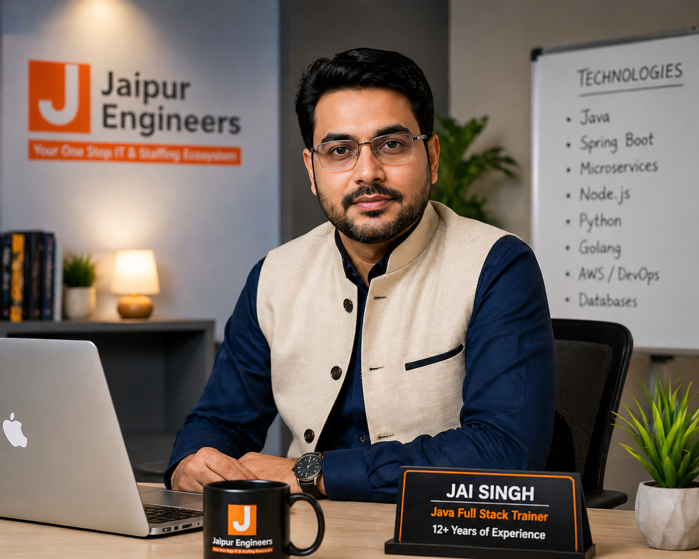 Jai Singh Java Full Stack Trainer Jaipur 12+ Years Experience