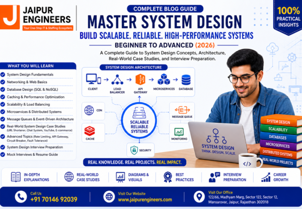 system design course in jaipur scalable architecture microservices distributed systems complete guide banner