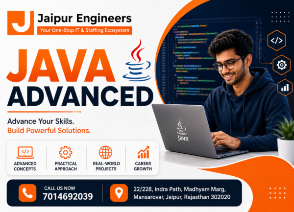 Advanced Java Training in Jaipur at Jaipur Engineers with practical web development projects