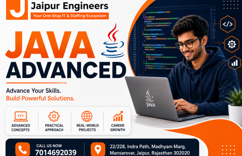 Advanced Java Training in Jaipur at Jaipur Engineers with practical web development projects